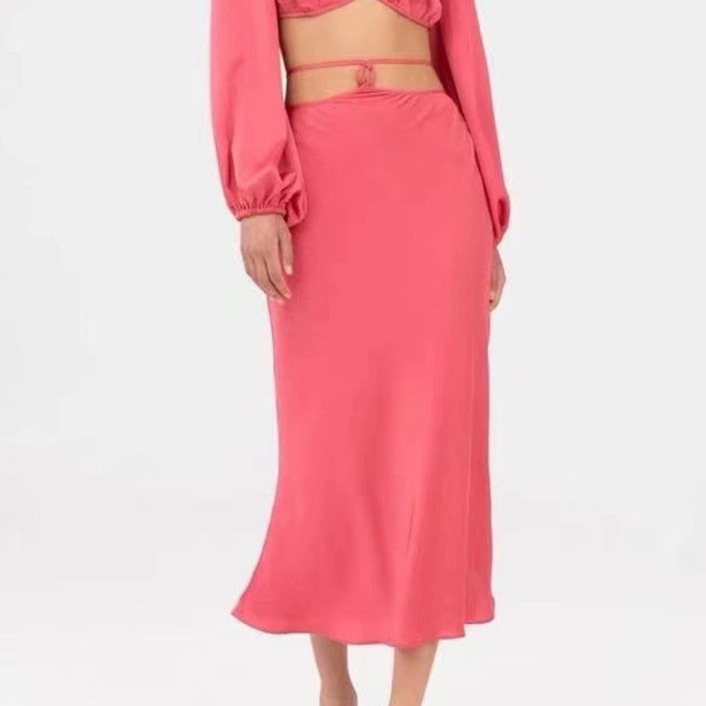 Finders Keepers Stain dress-pink -us4